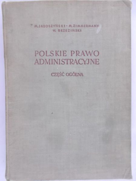 Jaroszyński M. - Polskie prawo administracyjne