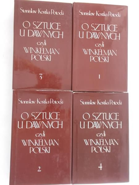 Kostka Potocki Stanisław - O sztuce u dawnych, I-IV