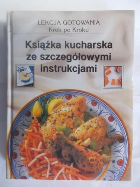 Książka kucharska ze szczegółowymi instrukcjami