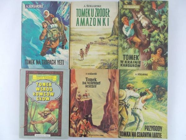 Szklarski Alfred - Tomek u źródeł Amazonki i inne, zestaw 6 książek