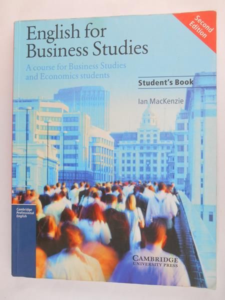 MacKenzie Ian - English for Business Studies. A course for Business Studies and Economics students