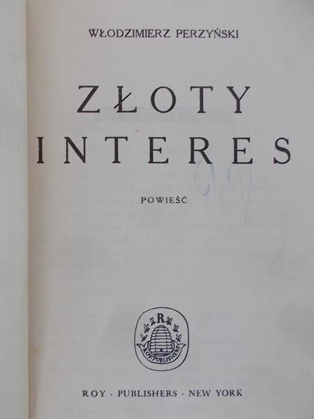 Perzyński Włodzimierz - Złoty interes, 1945 r.