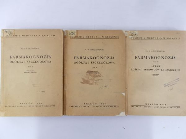 Koczwara Marian- Farmakognozja, Tom I-III