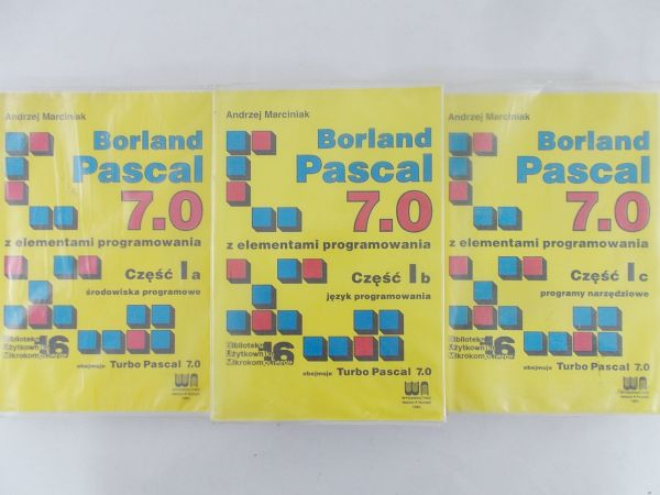 Marciniak Andrzej - Borland Pascal 7.0 z elementami programowania, część  I a – c