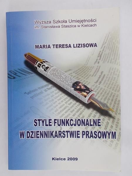 Style funkcjonalne w dziennikarstwie prasowe