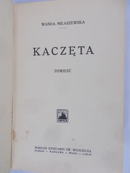 Miłaszewska Wanda - Kaczęta, 1928