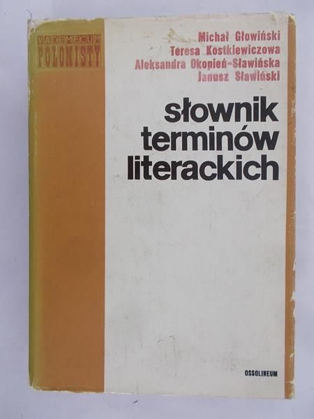 Głowiński Michał - Słownik terminów literackich