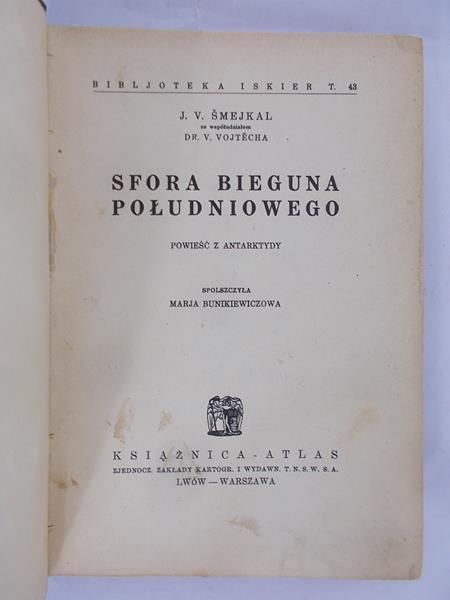 Smejkal Josef Vaclav - Sfora Bieguna Południowego, 1933 r.