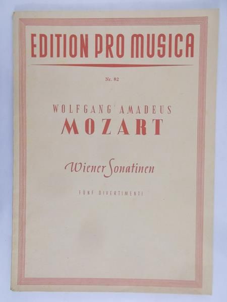 Mozart Wolfgang Amadeus - Wiener Sonatinen