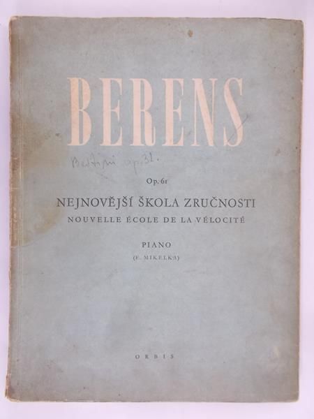 Berens Herman - Najnowsza szkoła biegłości z op.61 na fortepian