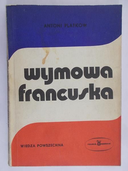 Platkow Antoni - Wymowa francuska