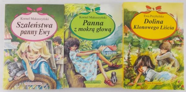 Makuszyński Kornel/Przybylska Ewa - Szaleństwa panny ewy/Panna z mokrą głową/Dolina Klonowego Liścia