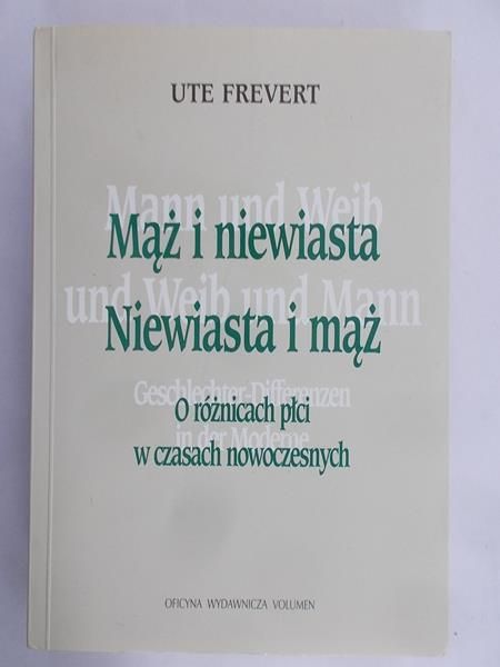 Frevert Ute - Mąż i niewiasta, niewiasta i mąż