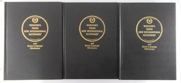 Webster Noah - Webster's Third New International Dictionary, vol I-III