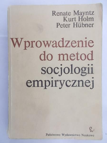 Mayntz Renate - Wprowadzenie do metod socjologii empirycznej