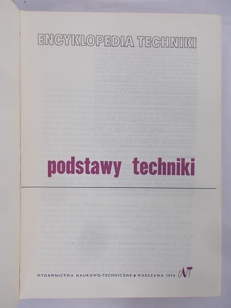 Błażewski Stefan (red.) - Encyklopedia techniki: Podstawy techniki
