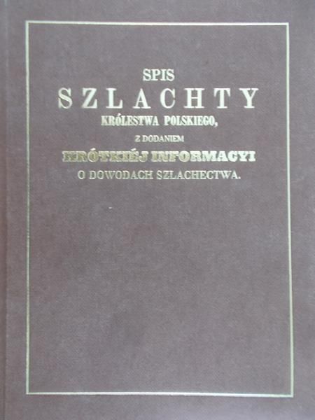 Spis Szlachty Królestwa Polskiego