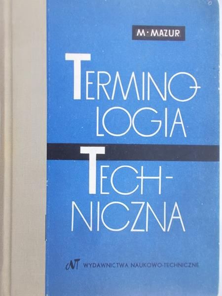 Mazur M. - Terminologia techniczna