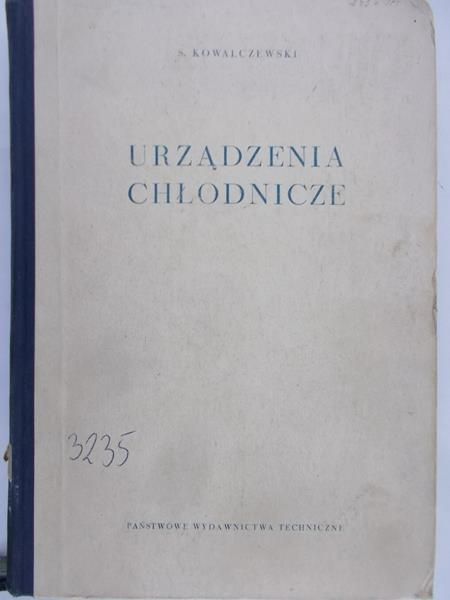 Kowalczewski S. - Urządzenia chłodnicze