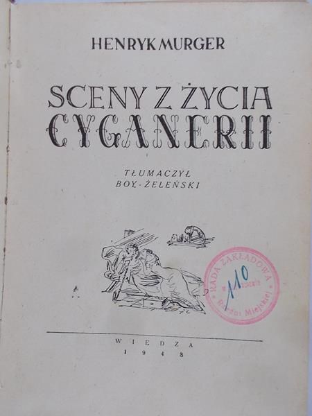 Murger Henryk - Sceny z życia cyganerii, 1948 r.