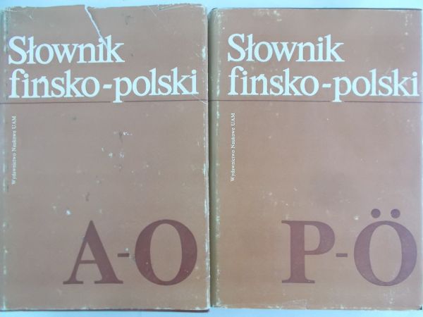 Kudzinowski Czesław - Słownik fińsko-polski Tom I,II