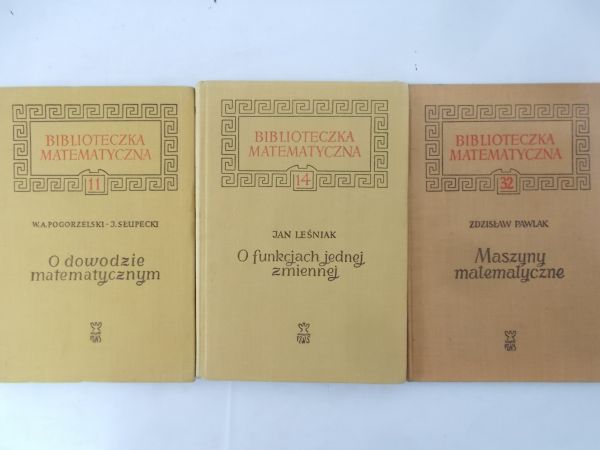 Biblioteczka matematyczna, 3 tomy