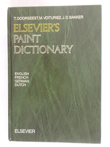 Doorgeest T. - Elsevier's Paint Dictionary