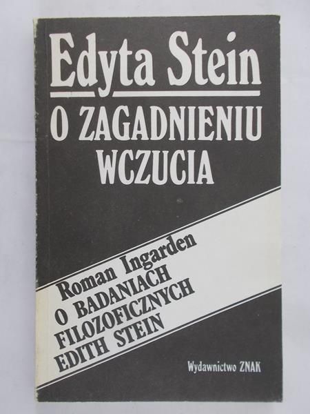Stein Edyta - O zagadnieniu wczucia