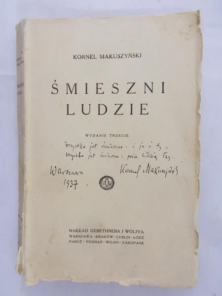 Makuszyński Kornel - Śmieszni ludzie, 1928 r.