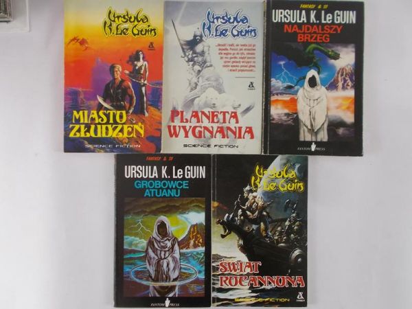 Le Guin Ursula K. -  zestaw 5 książek
