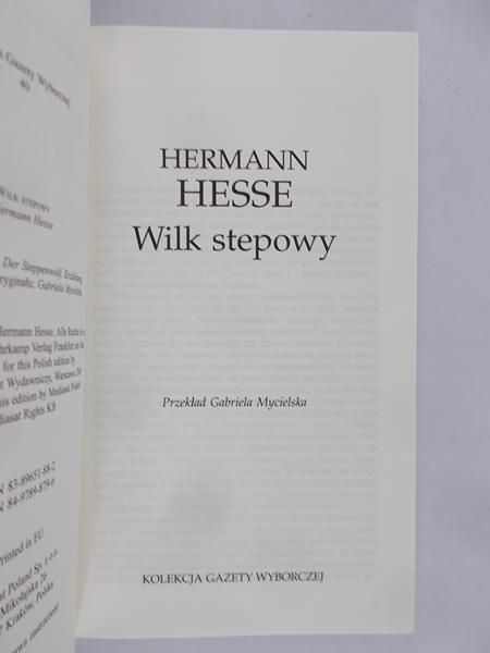 Hesse Hermann - Wilk stepowy