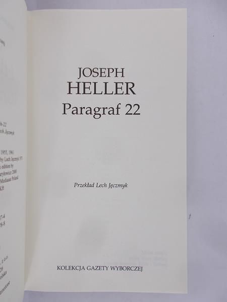 Heller Joseph - Paragraf 22