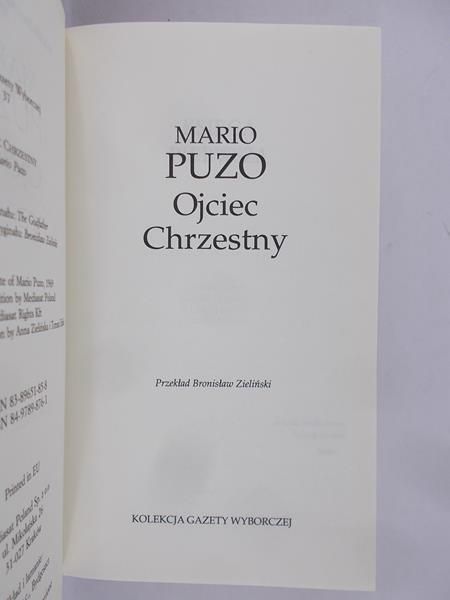 Puzo Mario - Ojciec chrzestny