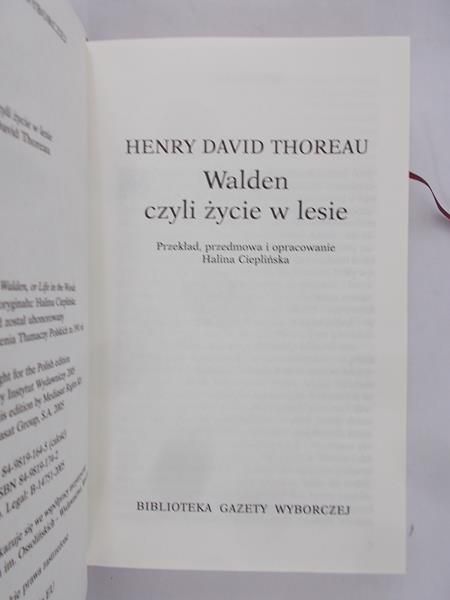 Walden czyli Życie w lesie