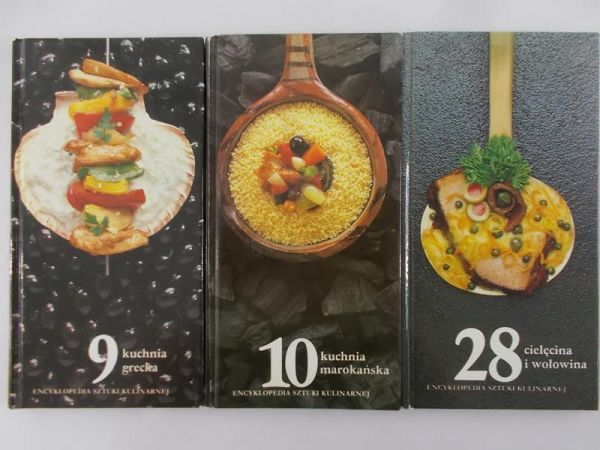 Łebkowska Danuta  - Encyklopedia sztuki kulinarnej, 3 tomy