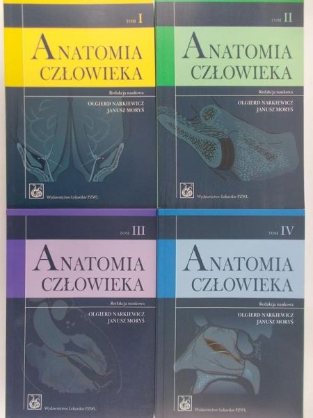 Narkiewicz Olgierd (red.) - Anatomia człowieka, T. 1-4