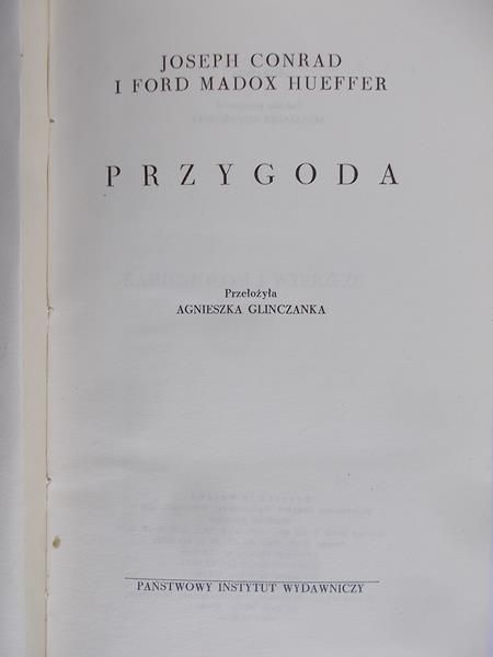 Conrad Joseph - Przygoda
