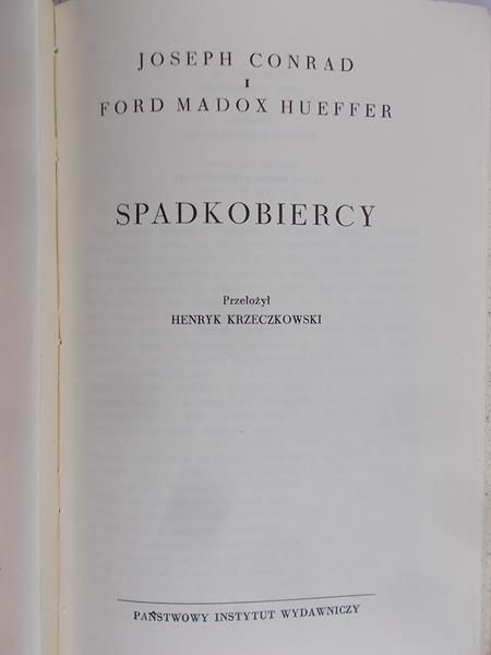 Conrad Joseph  - Spadkobiercy