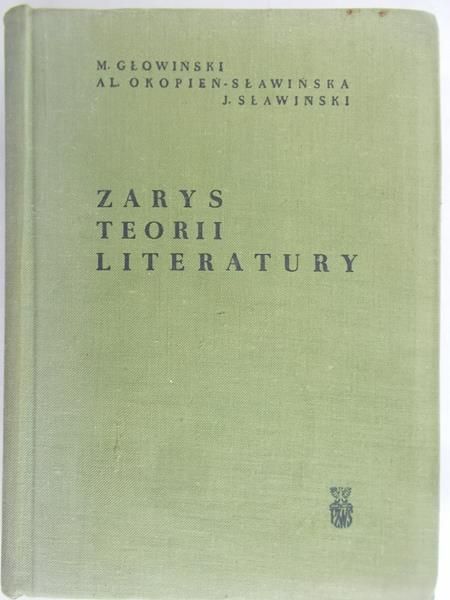 Głowiński M. - Zarys teorii literatury