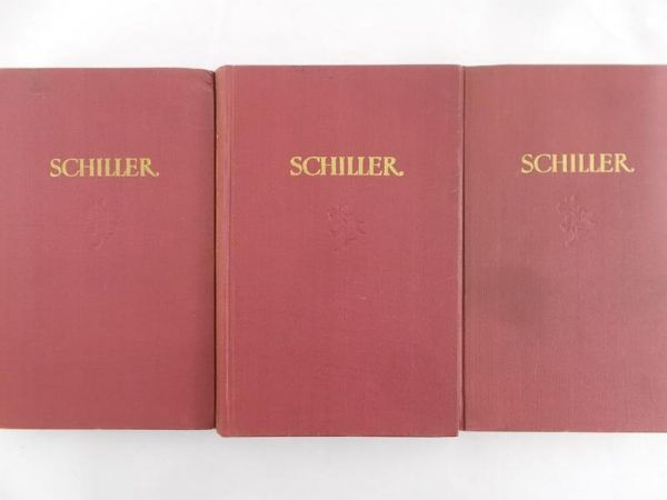 Schiller Fryderyk - Dzieła wybrane, Tom I-III
