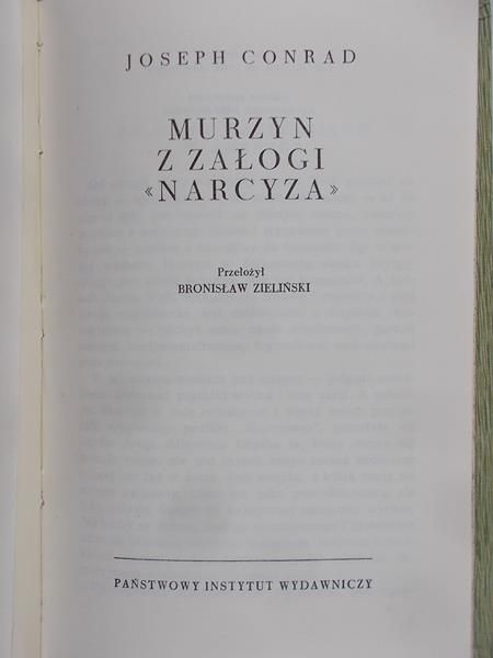 Conrad Joseph - Murzyn z załogi Narcyza