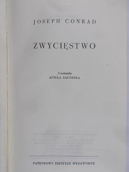 Conrad Joseph - Zwycięstwo