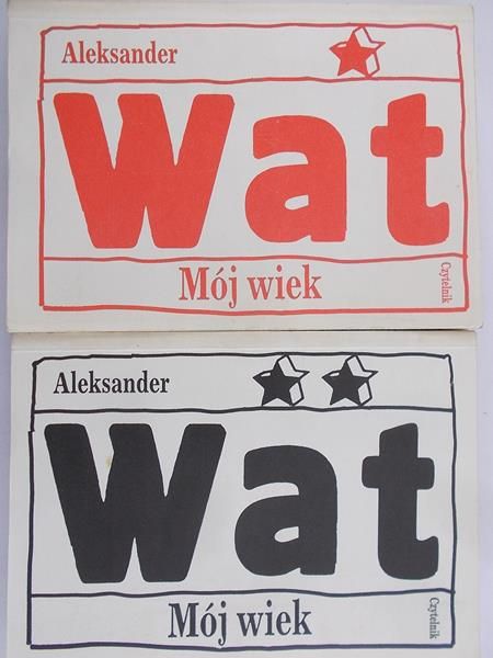 Wat Aleksander - Mój wiek, t. I-II