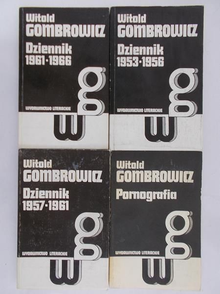 Gombrowicz Witold - Dzieła, 4 książki