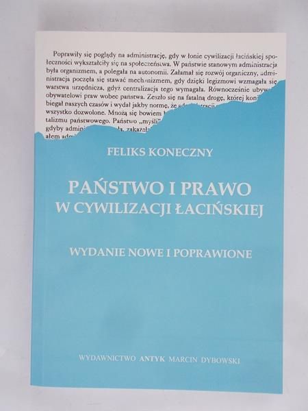 Koneczny Feliks - Państwo i prawo