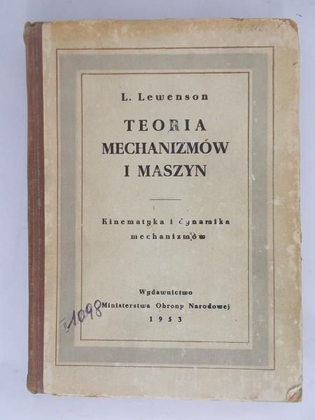 Lewenson L. - Teoria mechanizmów i maszyn
