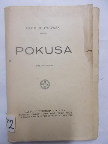 Choynowski Piotr  - Pokusa 1925 r.