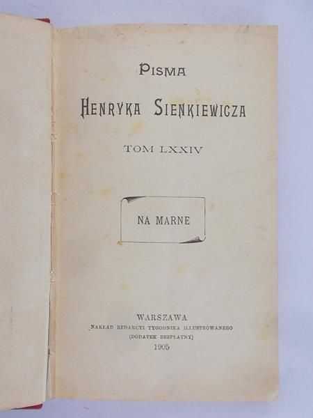 Sienkiewicz Henryk - Na Marne, 1905