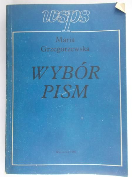 Grzegorzewska Maria  - Wybór pism