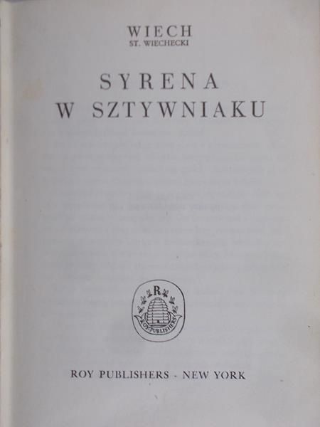 Wiechecki Wiech - Syrena w sztywniaku 1944 r